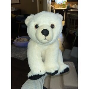 Wild Republic Kali St Louis Zoo White Polar Bear Plush Animal EUC
